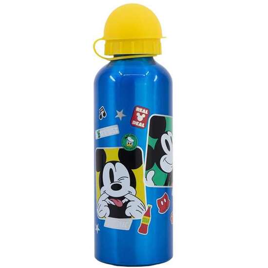 Botella De Aluminio Alta Mickey Mouse Fun-tastic 530 Ml