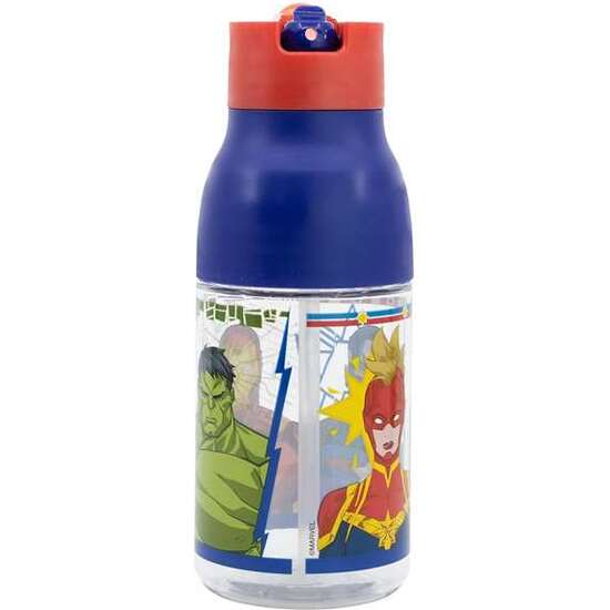 Botella Ecozen Premium Desmontable Y Con Boca Ancha Avengers Invincible Force 420 Ml.