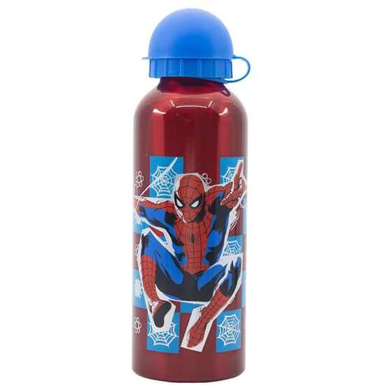 Botella De Aluminio Alta Spiderman Arachnid Grid 530 Ml