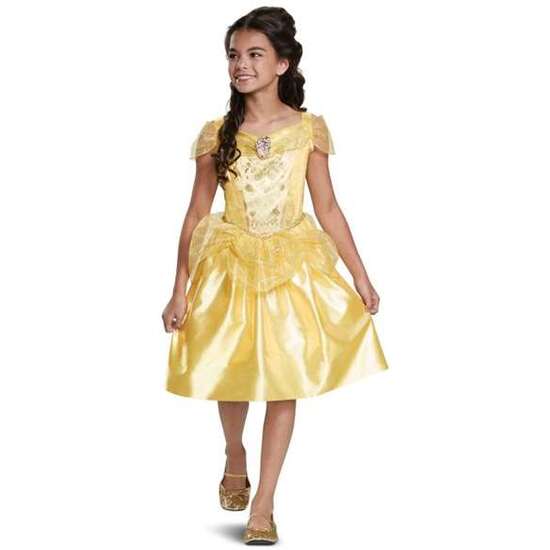 Disfraz Princesa Disney Bella Classic Talla. 7-8 Años