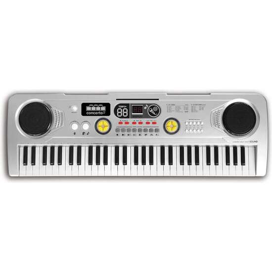 Organo Electronico 61 Teclas Con Microfono,toma Usb Y Cable De Audio 73x22,8x6,5 Cm