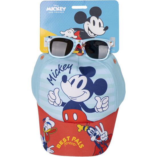 Gorra Set Gafas De Sol Mickey