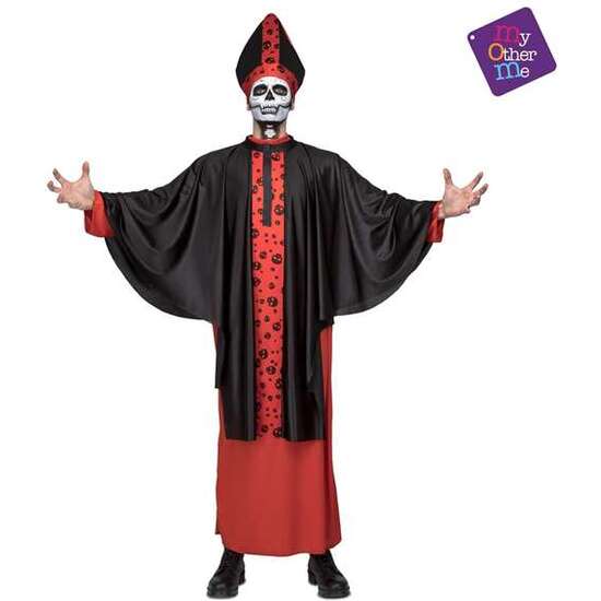 Disfraz Obispo Siniestro Ml (vestido, Casulla Y Mitra)