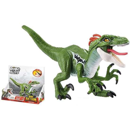 Figura Dinosaurio Velociraptor Robo Alive, Dino Action, 26x15x8cm
