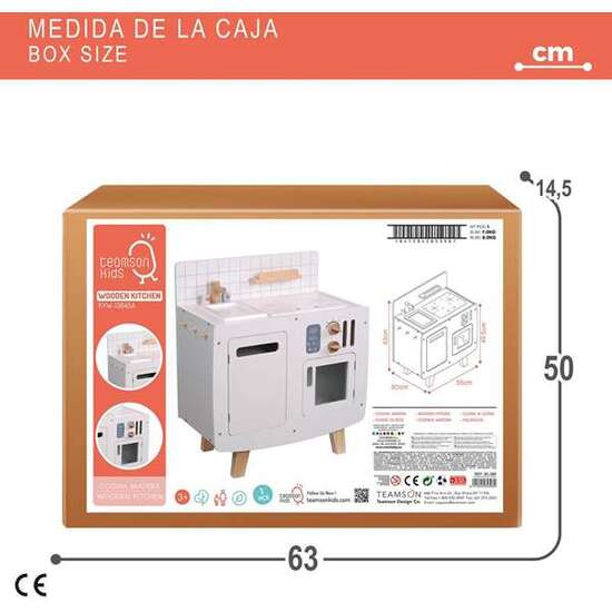 COCINA DE MADERA 55X30X63 CM