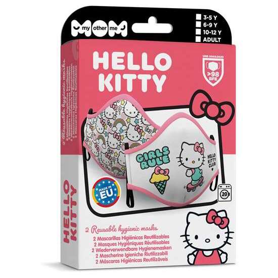 Hello Kitty Premium Higienic Mask 6-9 Y