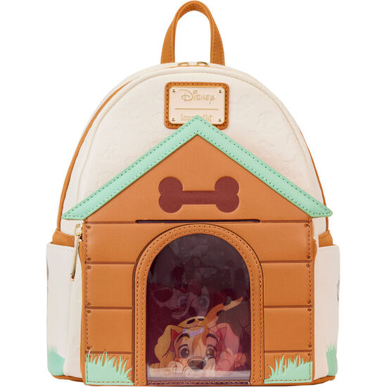 Mochila Lenticular I Heart Dogs Dog House Disney Loungefly 26cm