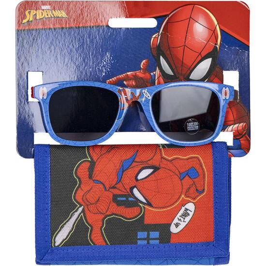 Gafas De Sol Set Cartera Spiderman