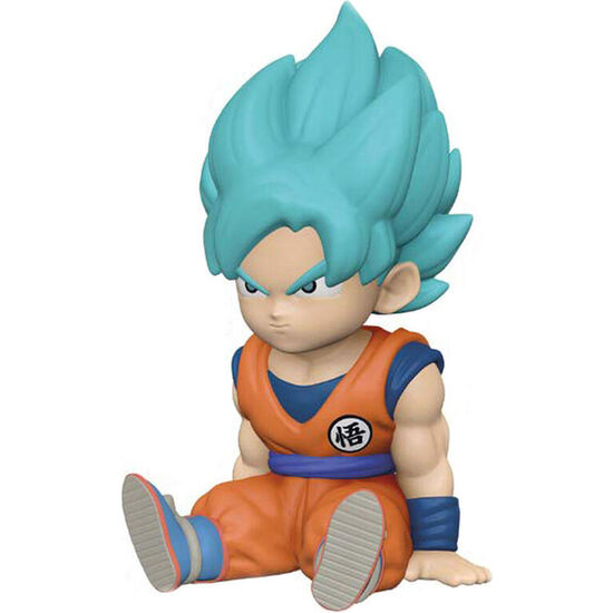 Figura Hucha Son Goku Super Saiyan Blue Dragon Ball Super 15cm