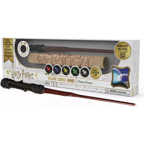 Varita Deluxe Lumos Harry - Harry Potter