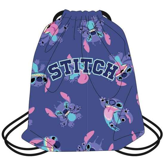 Saquito Escolar Stitch 30.0 X 39.0 Cm