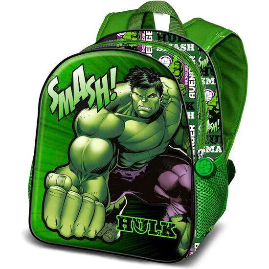 Mochila 3d Superhuman Hulk Marvel 31cm