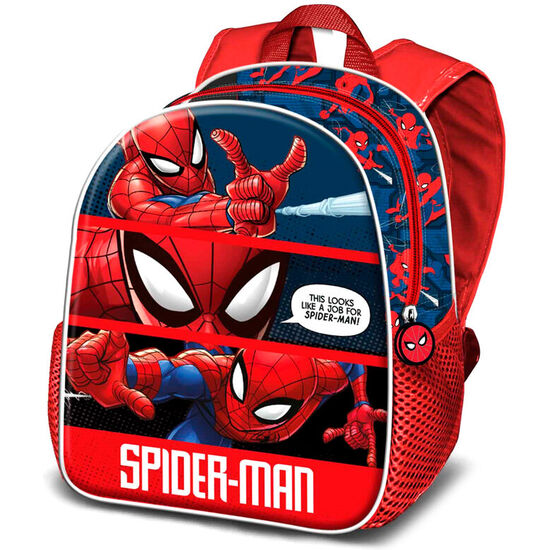 Mochila 3d Stronger Spiderman Marvel 31cm
