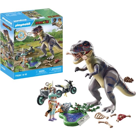 T-rex Y Rastreador Playmobil