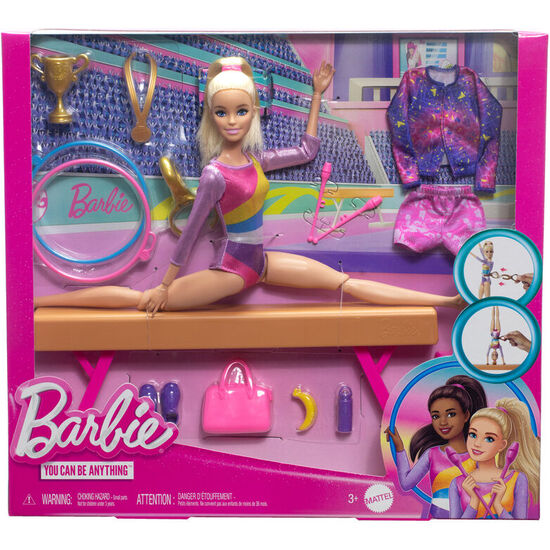 Muñeca Gimnasta + Set Juego Barbie