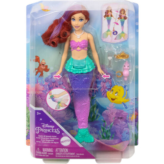Muñeca Ariel Diversion Nadando La Sirenita Disney
