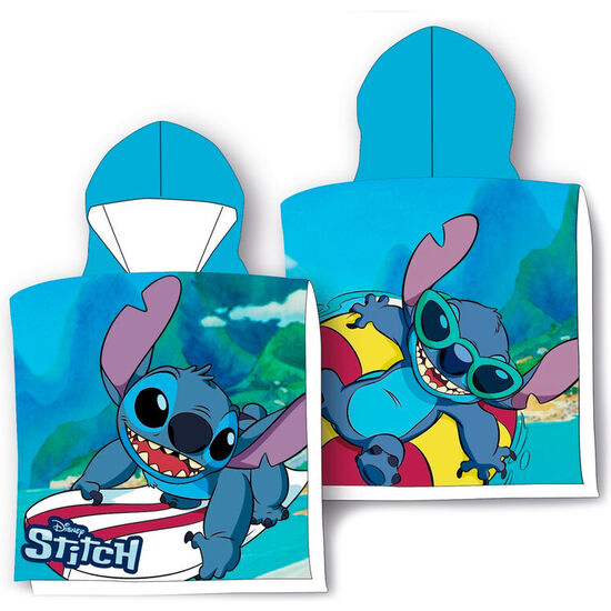 Poncho Toalla Surf Stitch Disney Microfibra