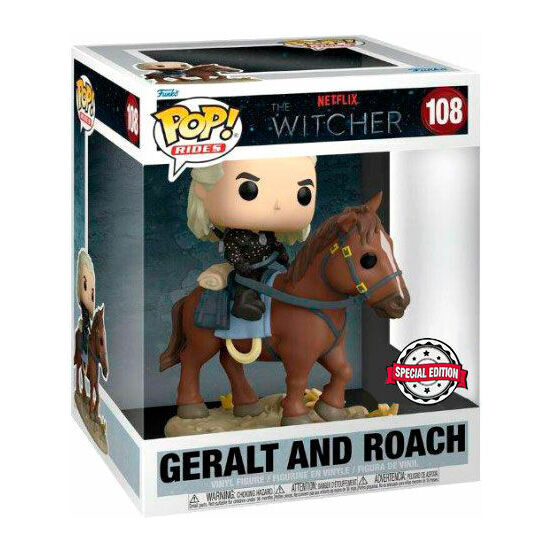 FIGURA POP THE WITCHER GERALT AND ROACH EXCLUSIVE