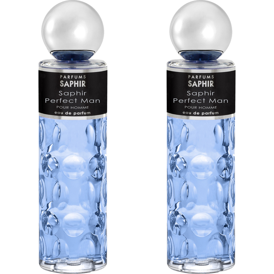 Set De 2 Saphir Parfums - Perfect Man - Eau De Parfum - Hombre - 200ml