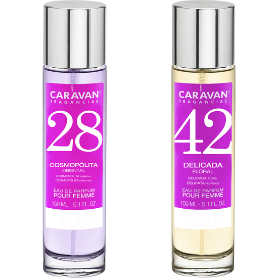 Set De 2 Perfumes Caravan Para Mujer Nº42 Y Nº 28