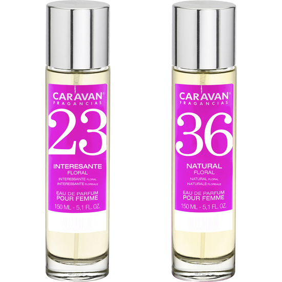 Set De 2 Perfumes Caravan Para Mujer Nº36 Y Nº 23