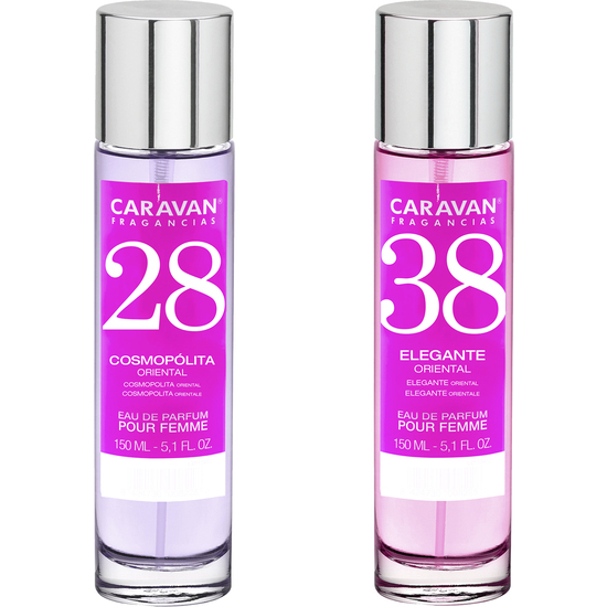 Set De 2 Perfumes Caravan Para Mujer Nº38 Y Nº 28