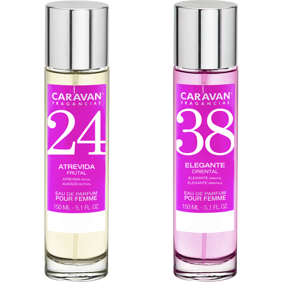Set De 2 Perfumes Caravan Para Mujer Nº38 Y Nº 24
