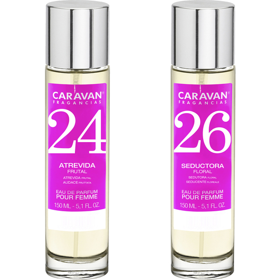 Set De 2 Perfumes Caravan Para Mujer Nº26 Y Nº 24