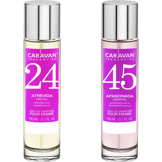 Set De 2 Perfumes Caravan Para Mujer Nº45 Y Nº 24