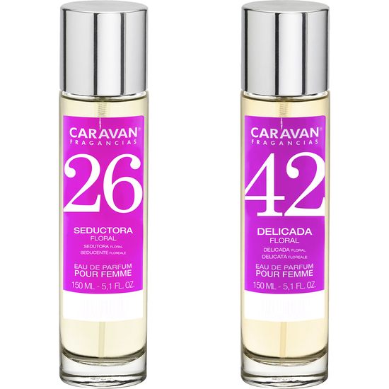 Set De 2 Perfumes Caravan Para Mujer Nº42 Y Nº 26