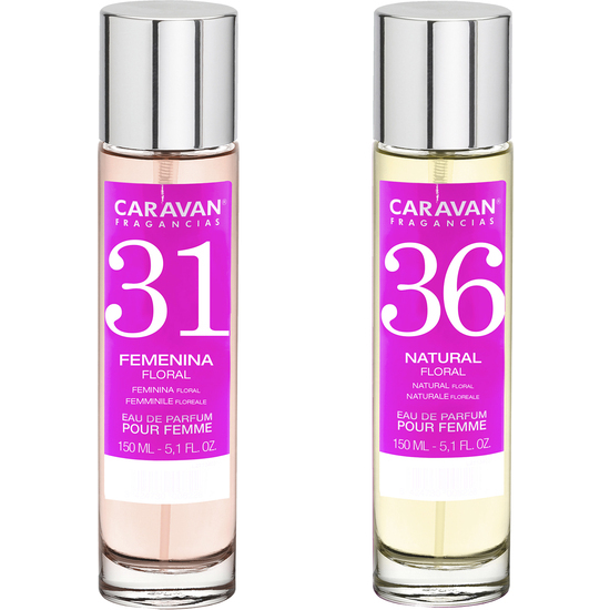 Set De 2 Perfumes Caravan Para Mujer Nº36 Y Nº 31