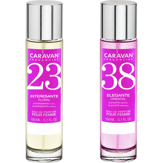 Set De 2 Perfumes Caravan Para Mujer Nº38 Y Nº 23