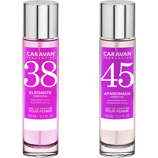 Set De 2 Perfumes Caravan Para Mujer Nº45 Y Nº 38