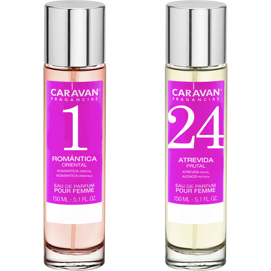 Set De 2 Perfumes Caravan Para Mujer Nº24 Y Nº 1