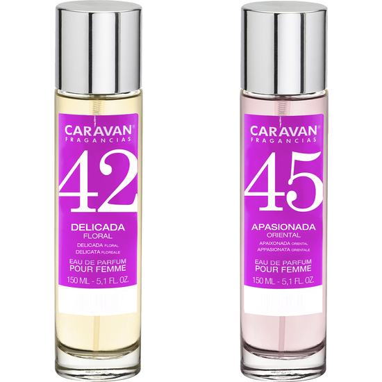 Set De 2 Perfumes Caravan Para Mujer Nº45 Y Nº 42