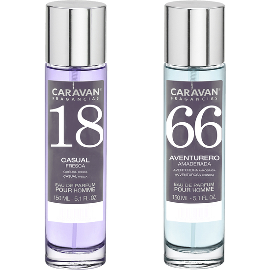 Set De 2 Perfumes Caravan Hombre Nº66 Y Nº 18