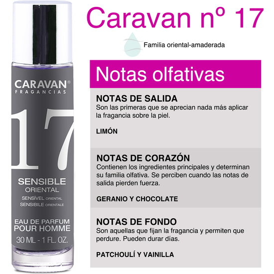 CARAVAN PERFUME DE HOMBRE  Nº17 30ML