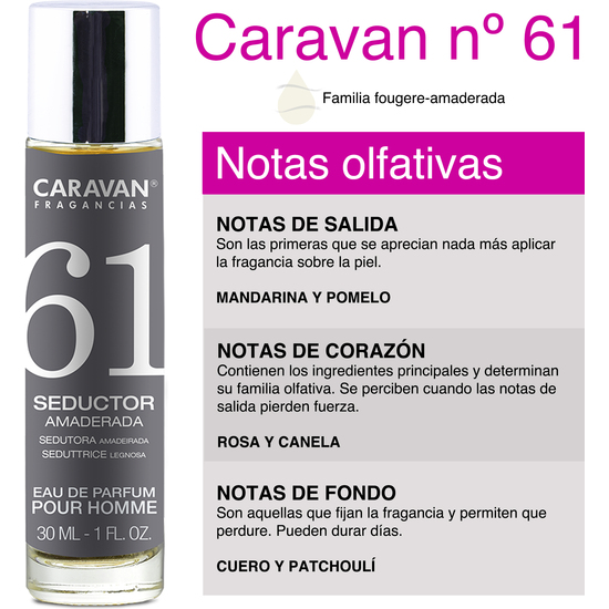 CARAVAN PERFUME DE HOMBRE  Nº61 30ML