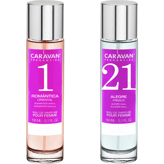 Set De 2 Perfumes Caravan Para Mujer Nº21 Y Nº 1
