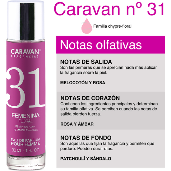 CARAVAN PERFUME DE MUJER Nº31 30ML