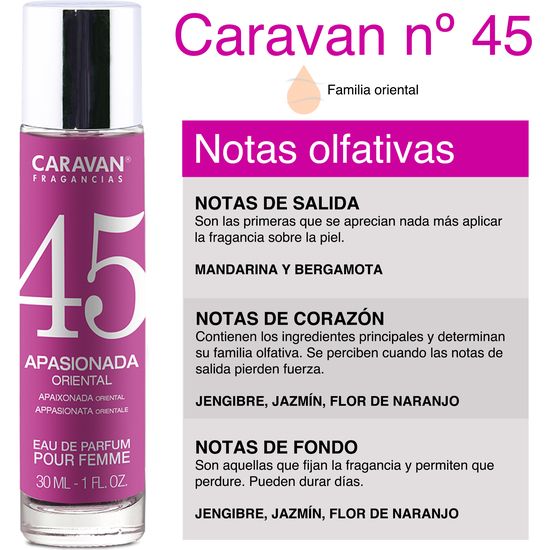CARAVAN PERFUME DE MUJER Nº45 30ML