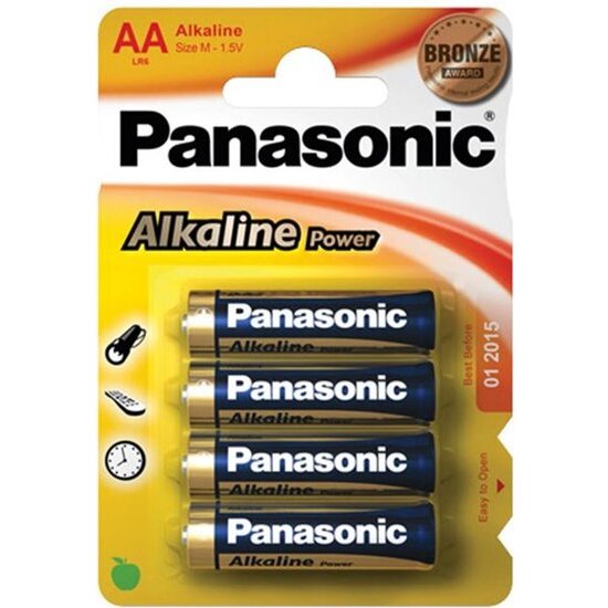Pilas X4 Alkalina Panasonic Aa-lr06